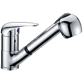 Ruby Slim Rectangle Handle Pull-Out Sink Mixer Lead Free Chrome