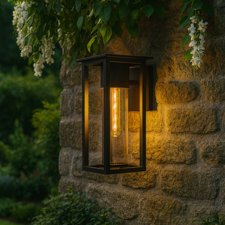 Ryde Exterior Wall Light Black IP43
