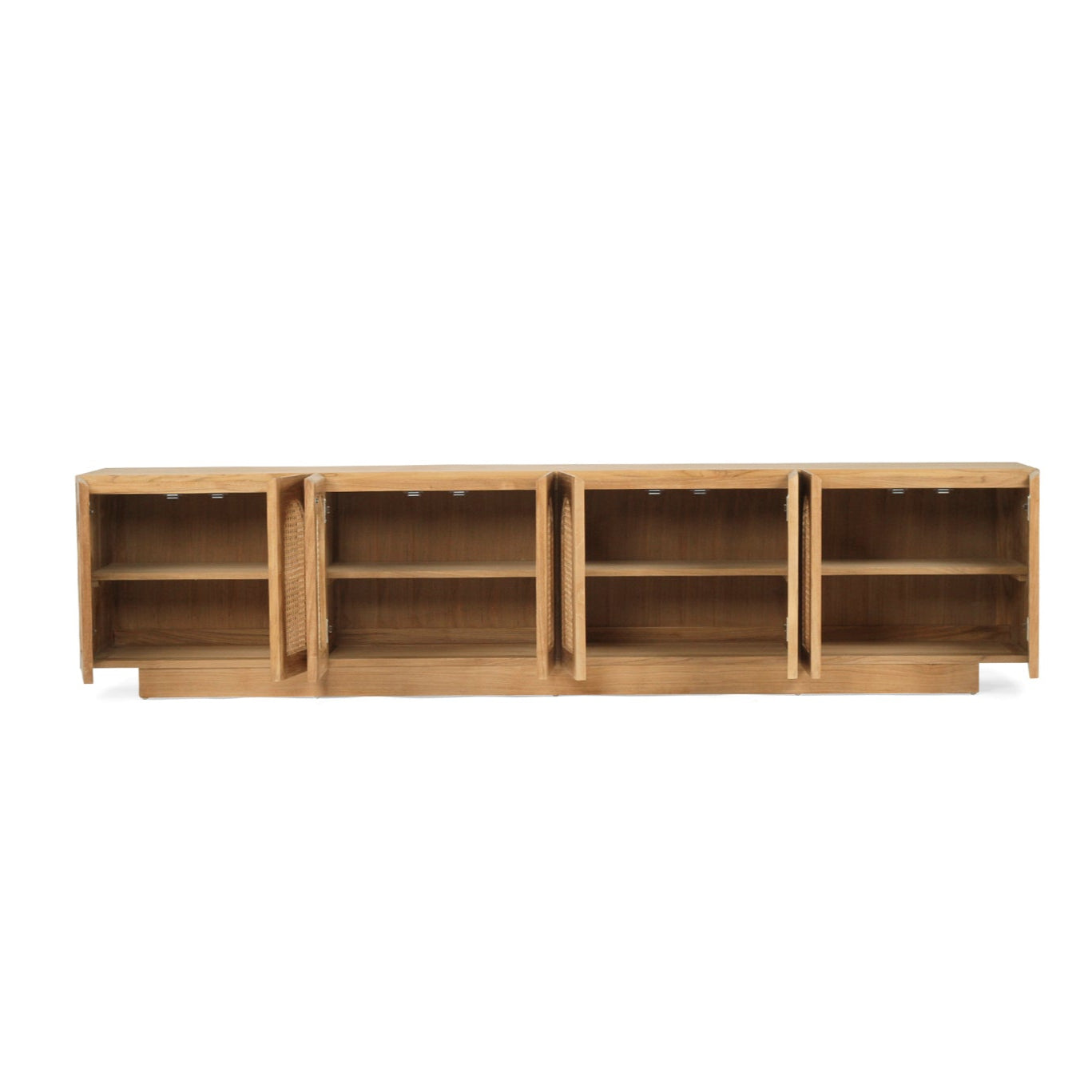 Ryder Eight Door Mahogany Entertainment Unit - Natural -2.57m