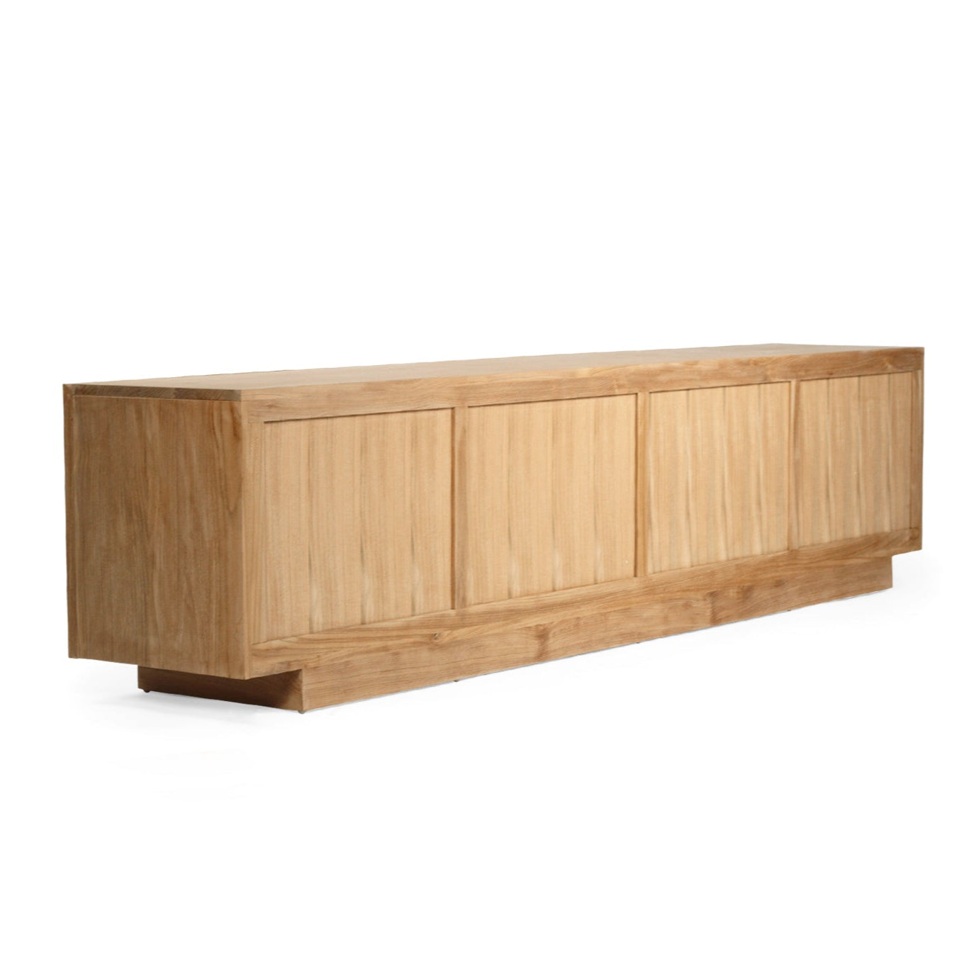 Ryder Eight Door Mahogany Entertainment Unit - Natural -2.57m