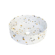 SASSO 36 Countertop Basin Gold Terrazzo (Round: 360x360x120)