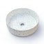 SASSO 36 Countertop Basin White Terrazzo (Round: 360x360x120)