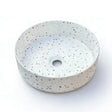 SASSO 36 Countertop Basin White Terrazzo (Round: 360x360x120)