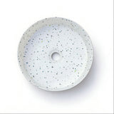 SASSO 36 Countertop Basin White Terrazzo (Round: 360x360x120)