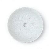 SASSO 40 Countertop Basin Speckled White (Round: 400x400x140)