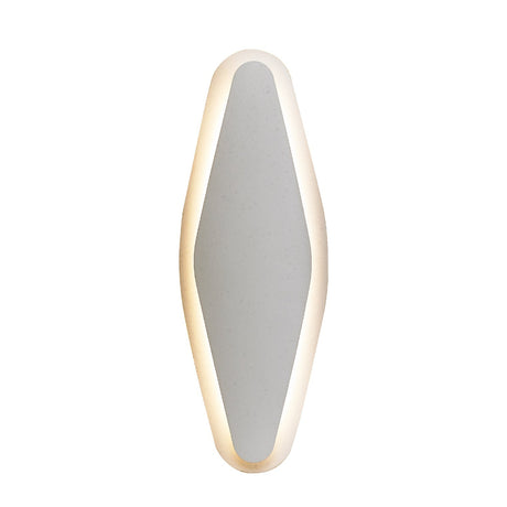 SANTIAGO: City Series LED Tri-CCT Interior Oval Dimmable Wall Light (White)