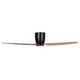 SEACLIFF 44 DC Hugger Ceiling Fan with LED Light Matte Black