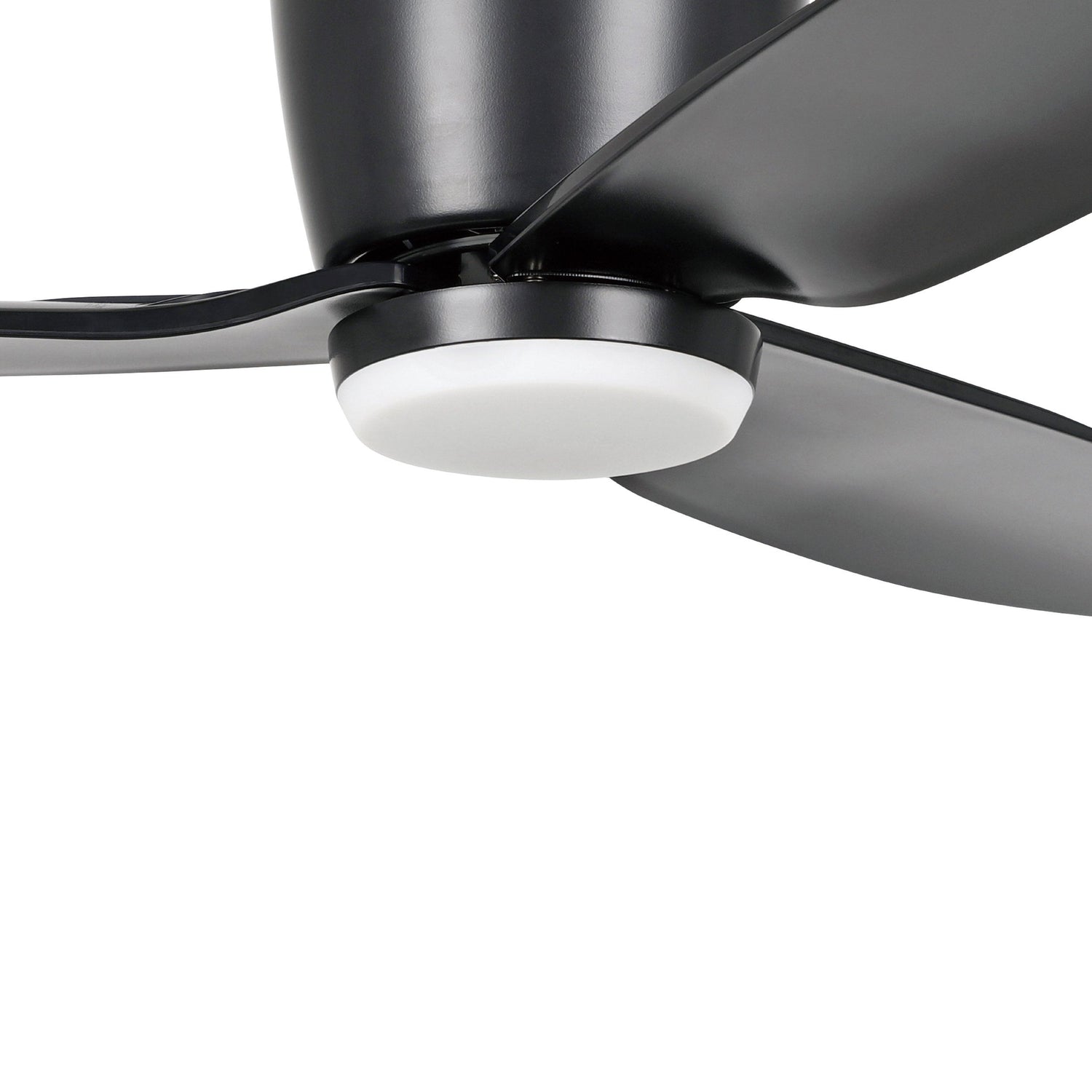 SEACLIFF 44 DC Hugger Ceiling Fan with LED Light Matte Black