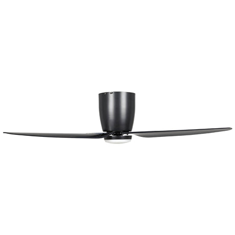 SEACLIFF 44 DC Hugger Ceiling Fan with LED Light Matte Black