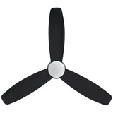 SEACLIFF 44 DC Hugger Ceiling Fan with LED Light Matte Black