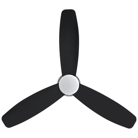 SEACLIFF 44 DC Hugger Ceiling Fan with LED Light Matte Black