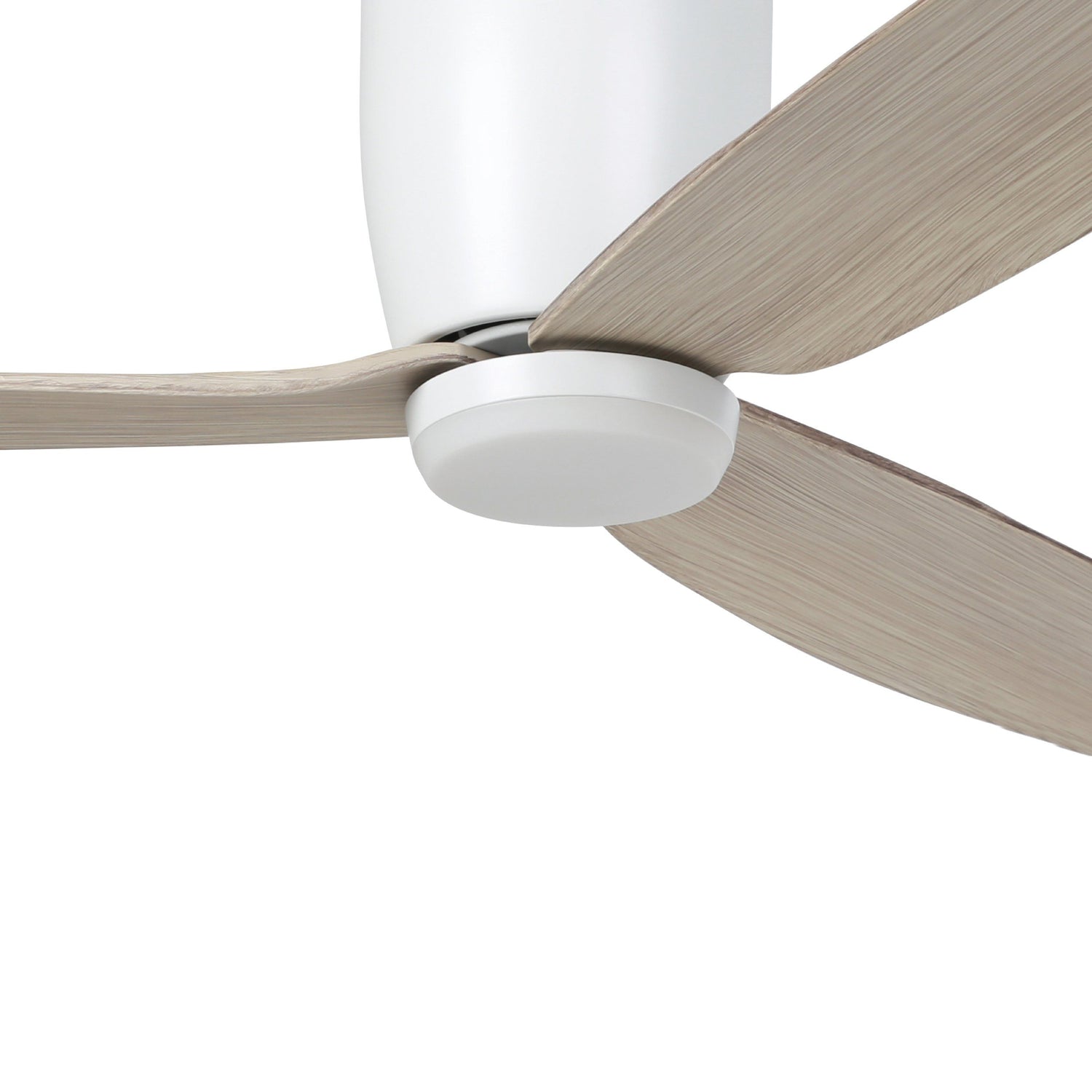 SEACLIFF 44 DC Hugger Ceiling Fan with LED Light Matte White