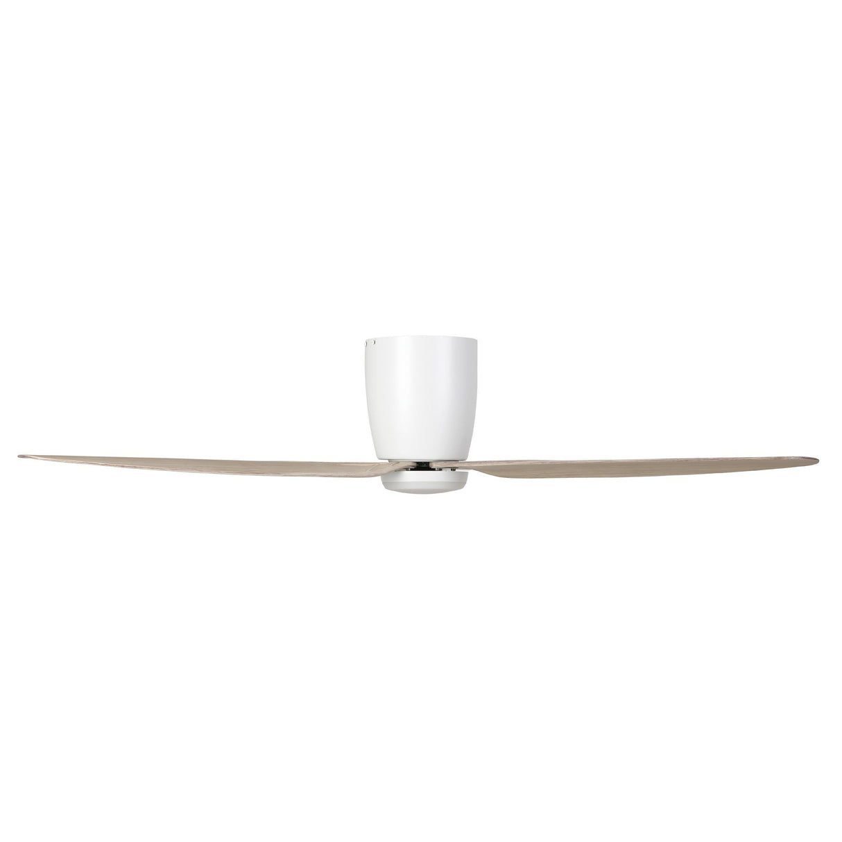 SEACLIFF 44 DC Hugger Ceiling Fan with LED Light Matte White