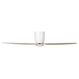 SEACLIFF 44 DC Hugger Ceiling Fan with LED Light Matte White