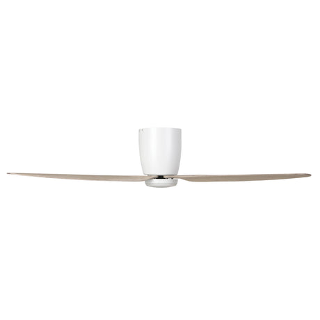 SEACLIFF 44 DC Hugger Ceiling Fan with LED Light Matte White