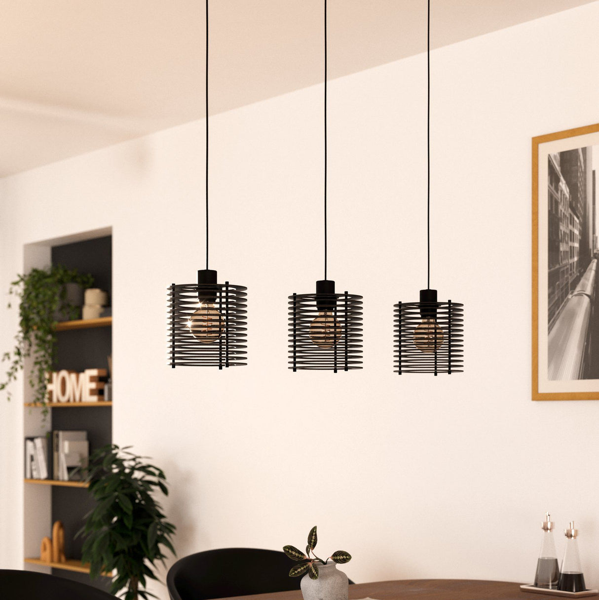 SEGOVIA pendant light (Black) 3 Lights