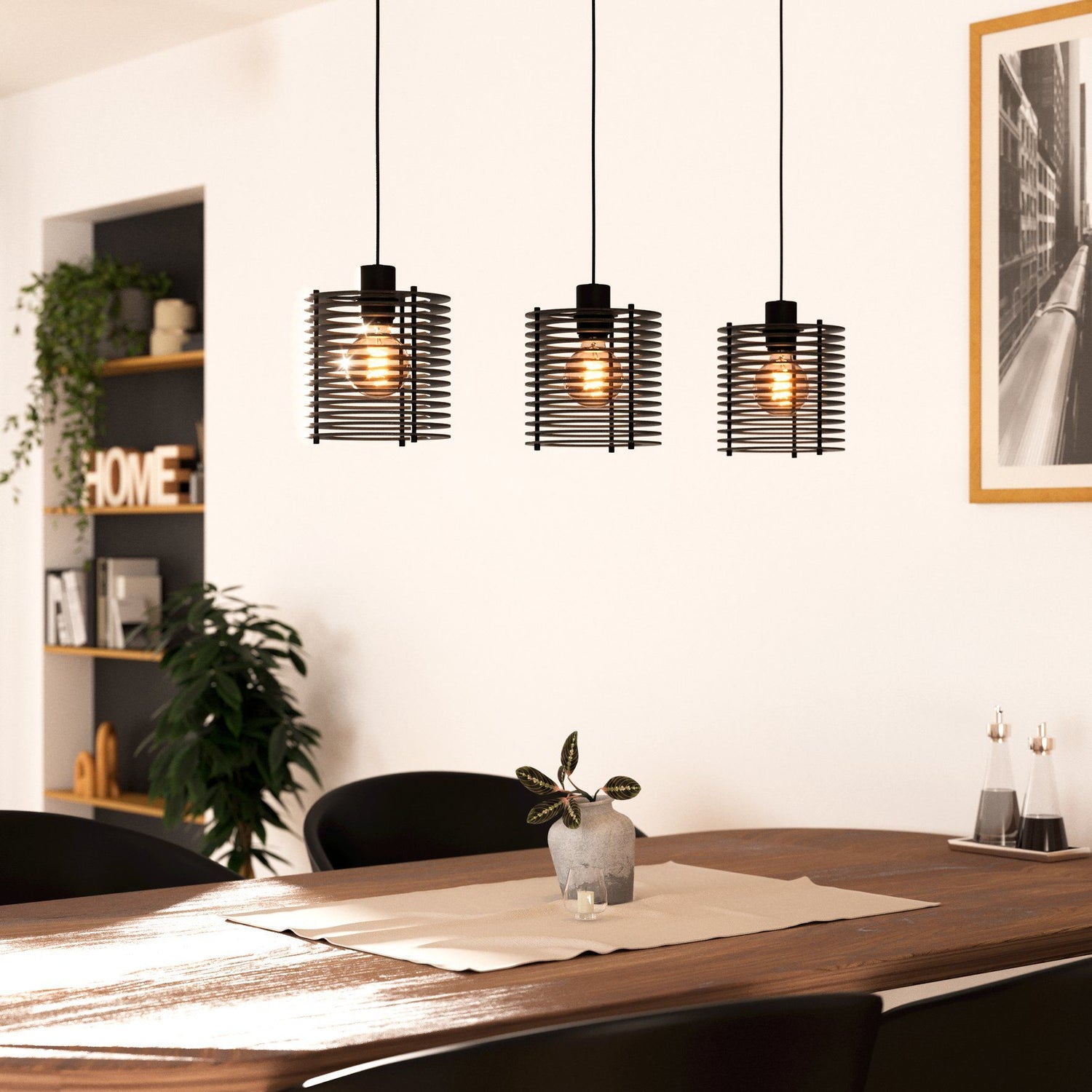 SEGOVIA pendant light (Black) 3 Lights
