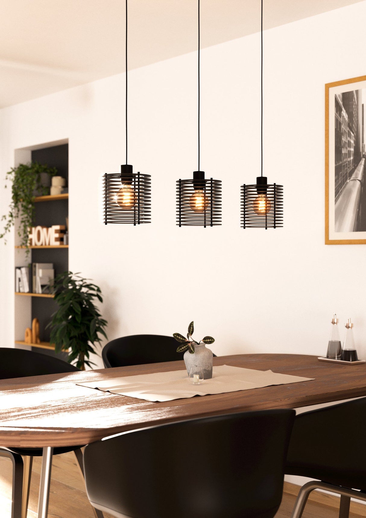 SEGOVIA pendant light (Black) 3 Lights
