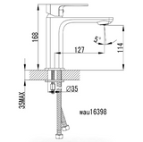 Seto Basin Mixer  (Chrome)