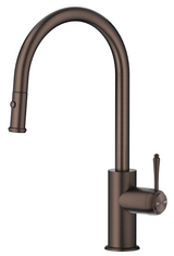Mica Heritage Pull-Out Gooseneck Sink Mixer
