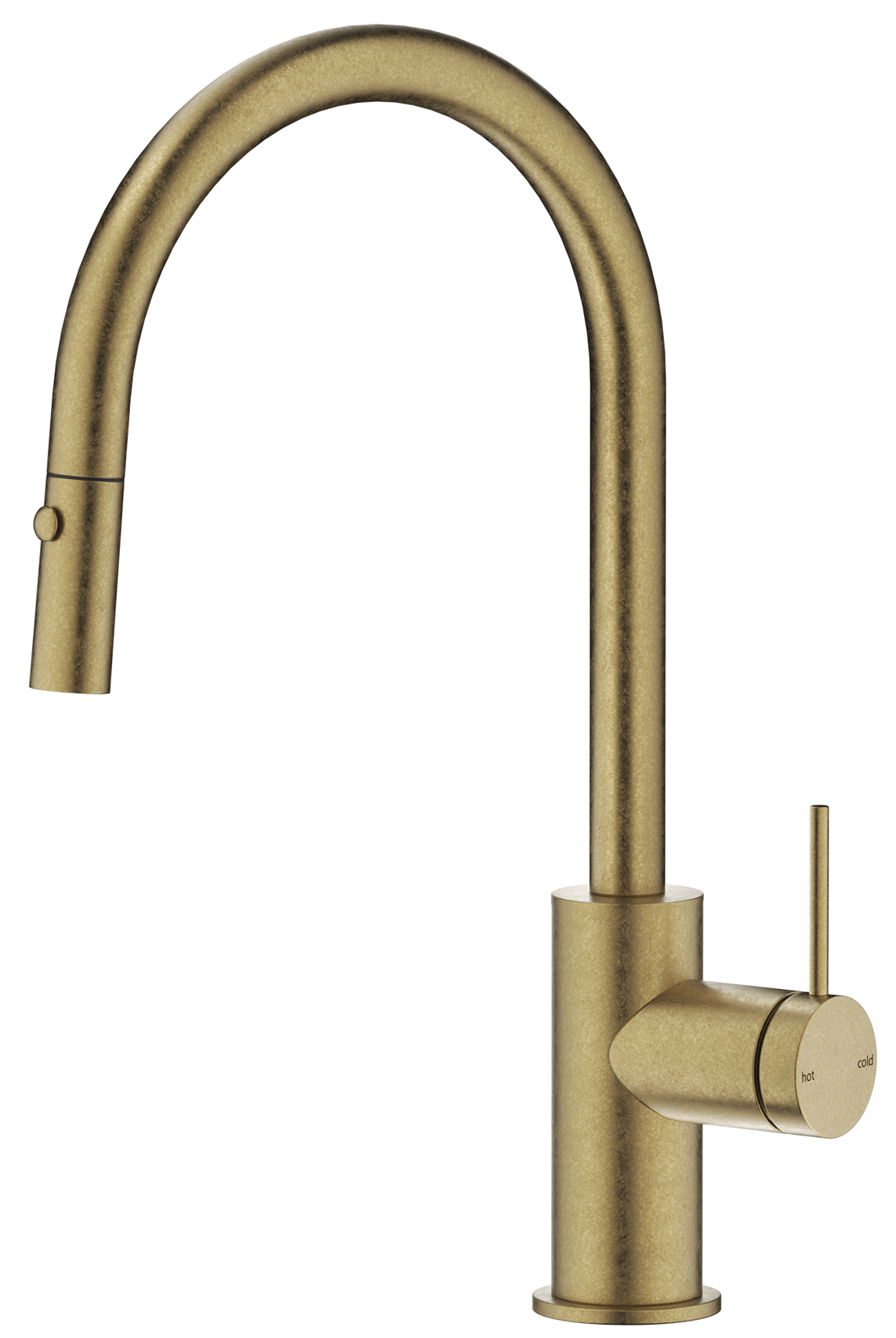 LVB Mica Pull-Out Sink Mixer - Living Brass