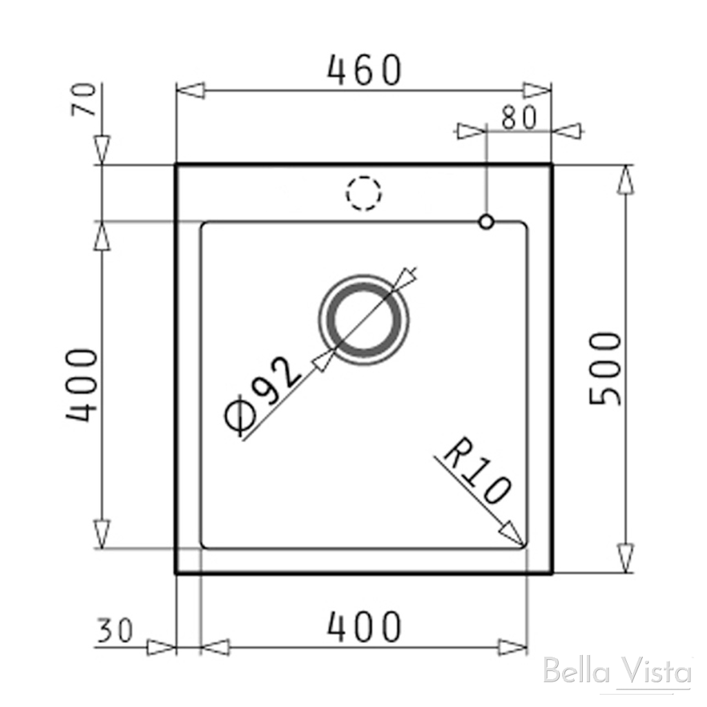 Pradus Graphite Carbon Kitchen Sink (460x500)