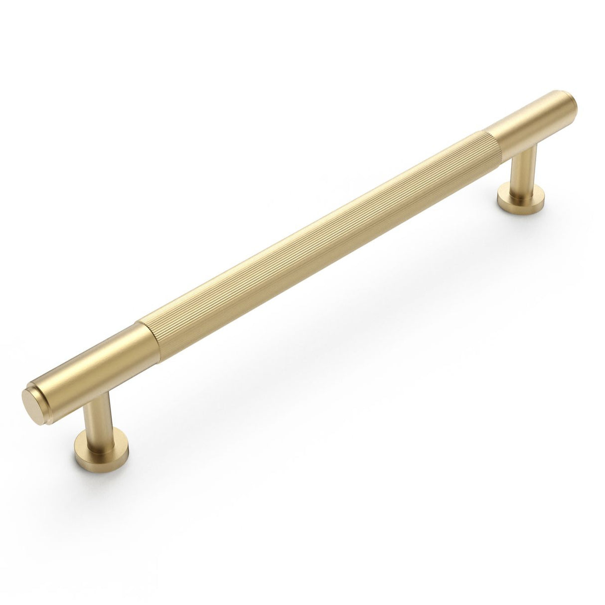 SOHO - Brushed Brass Handle (Premium Solid Brass Construction)