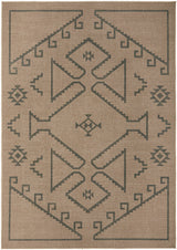 Solar Firuz Natural Washable Rug