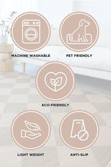 Solar Inesh Natural Washable Rug