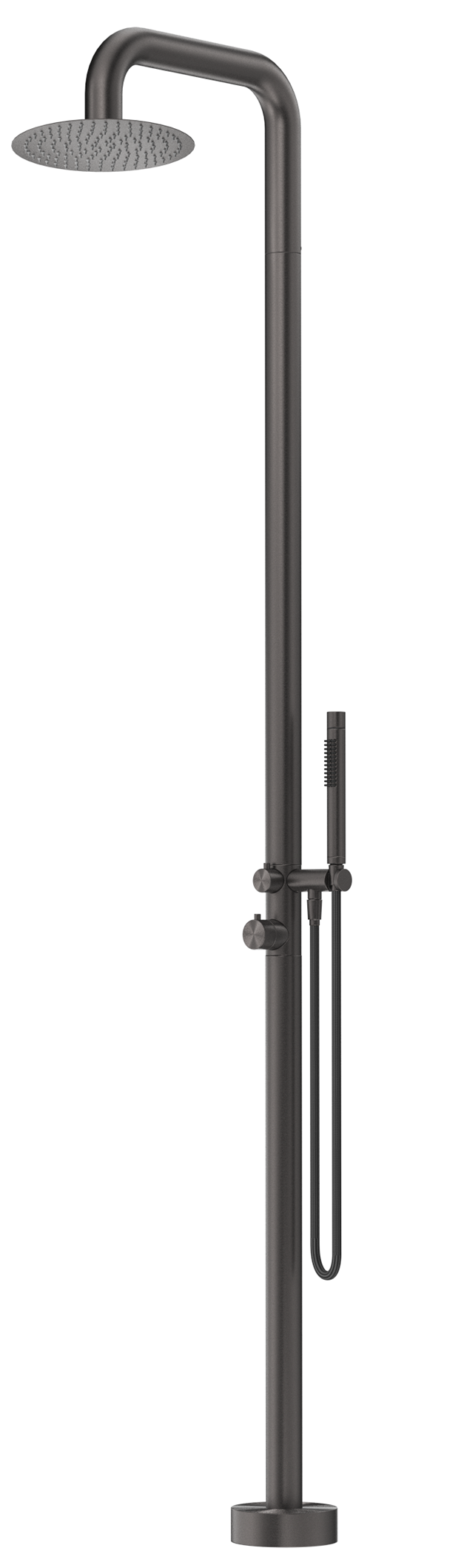 Mica Soft Square Freestanding Outdoor Shower