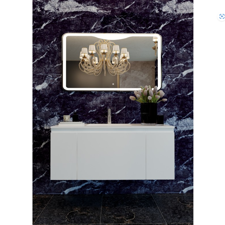 BELBAGNO LED Rectangle Frameless Mirror 1200x700mm - Clearance