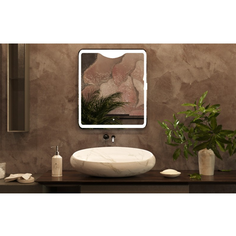 BELBAGNO LED Rectangle Frameless Mirror 600x700mm - Clearance
