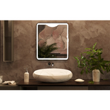 BELBAGNO LED Rectangle Frameless Mirror 600x700mm - Clearance