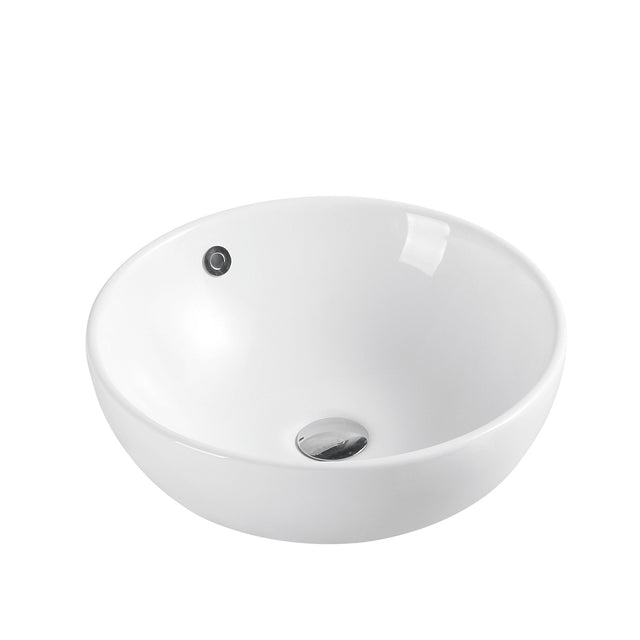 Spin 44 Above Counter Basin White (Round: 435x435x160)
