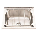 Commercial Cleaner Sink With Grate (555x455x200)