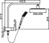 Eric Shower System (Black)