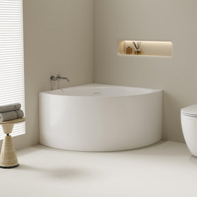 STANFORD Triangle Corner Bathtub (Gloss White) (1000/1200mm)