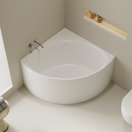 STANFORD Triangle Corner Bathtub (Gloss White) (1000/1200mm)