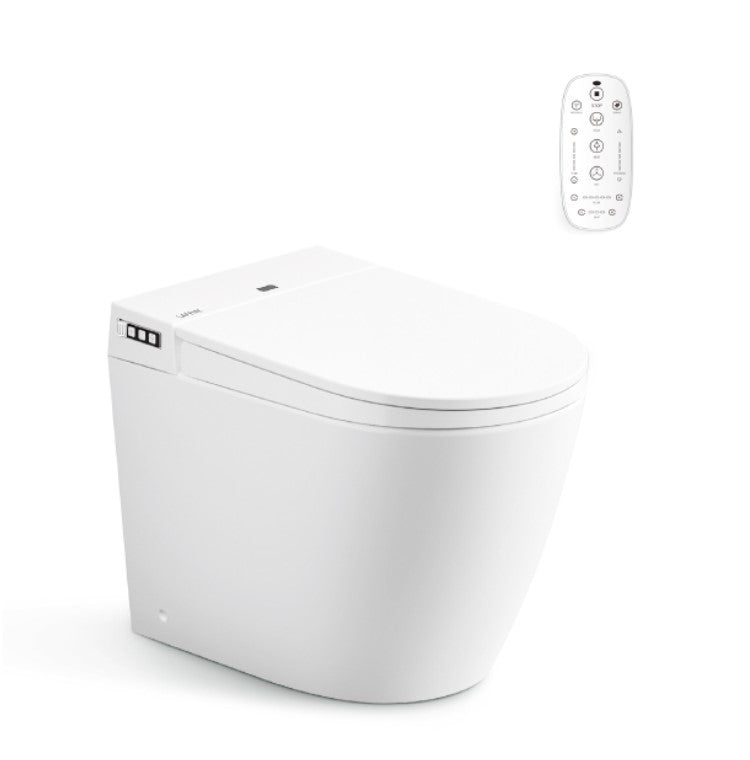 CRAWFORD Rimless Wall Faced Floor Smart Toilet