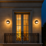 STE: Exterior LED 12V Aged Brass Eyelid Step/Wall Lights IP65