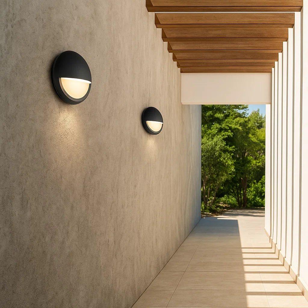STE: Exterior LED Surface Mounted Eyelid Step Lights IP65