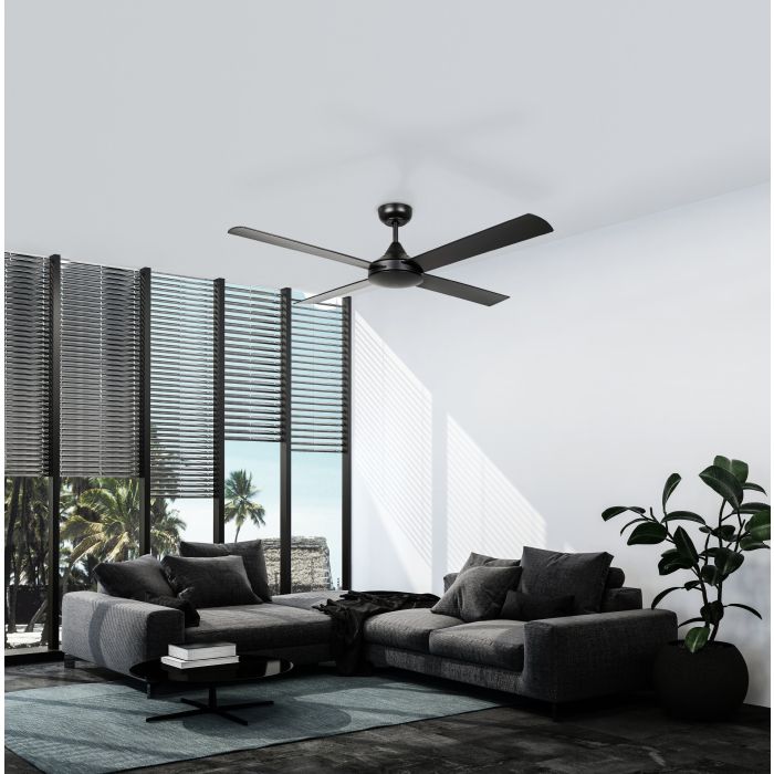 STRADBROKE 52 DC Ceiling Fan (Matte Black)