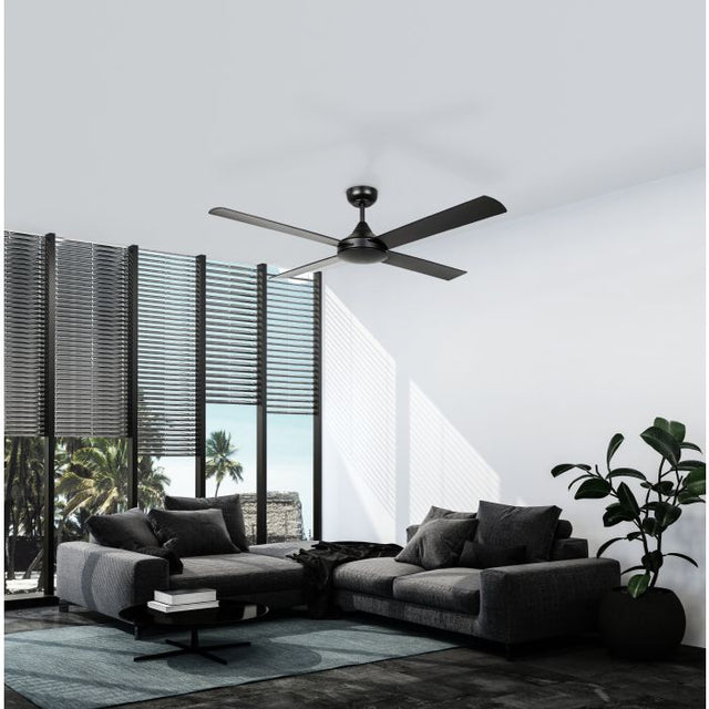 STRADBROKE 52 DC Ceiling Fan (Matte Black)