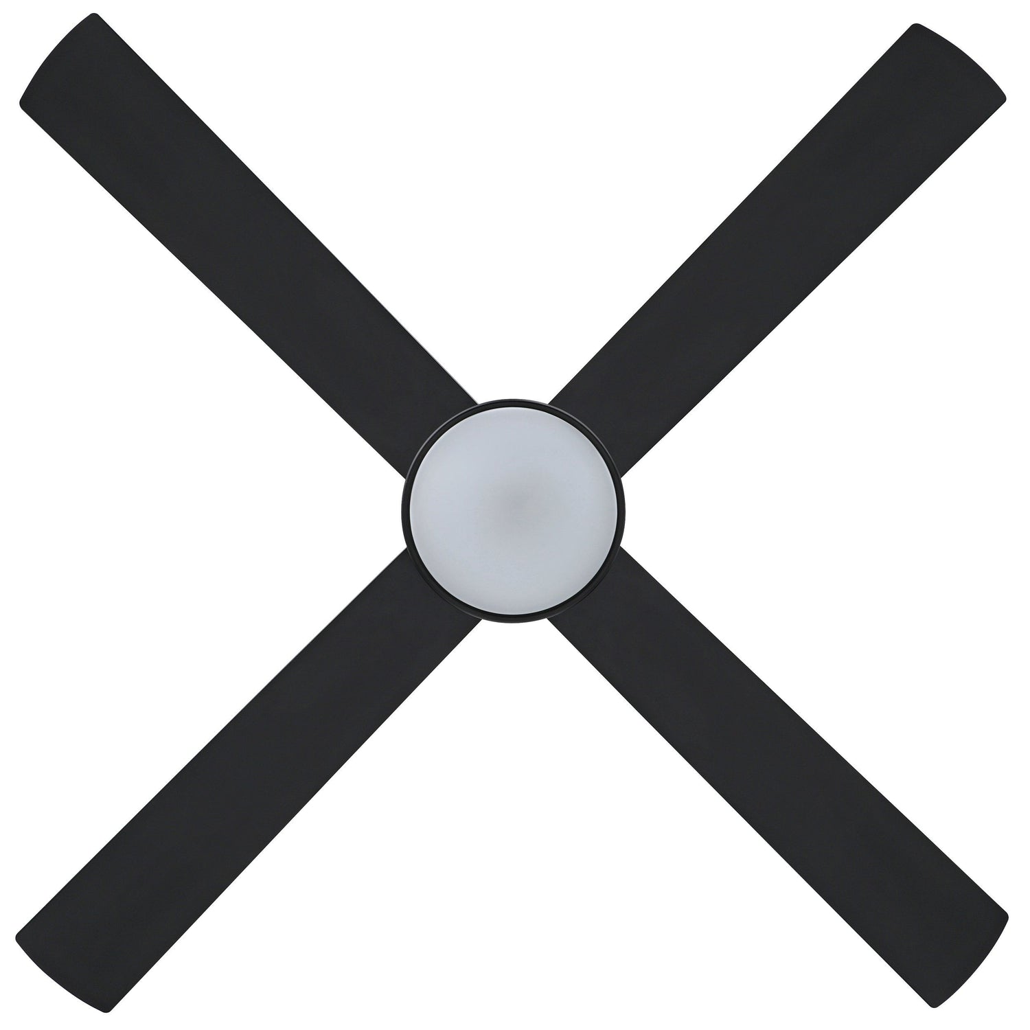 STRADBROKE 52 DC Ceiling Fan (Matte Black) With LED Light 