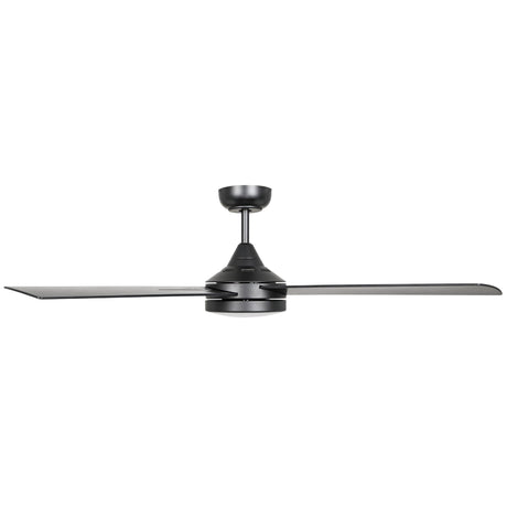 STRADBROKE 52 DC Ceiling Fan (Matte Black) With LED Light 