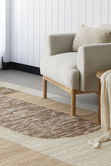 Summit Orb Toffee Wool Cotton Rug