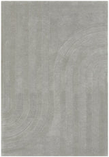 Summit Trail Grey Wool Viscose Rug