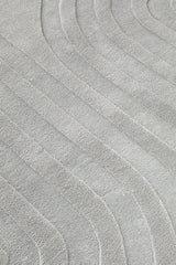Summit Trail Grey Wool Viscose Rug