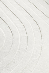 Summit Trail White Wool Viscose Rug