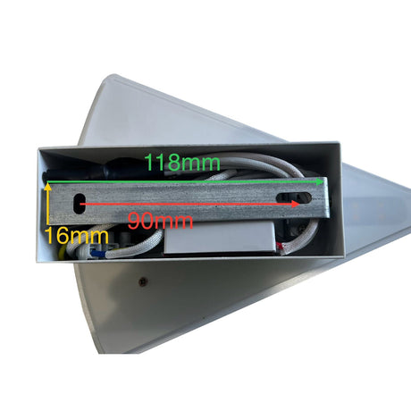 SURAT: City Series LED Dual-CCT Interior Triangular Dimmable Wall Light